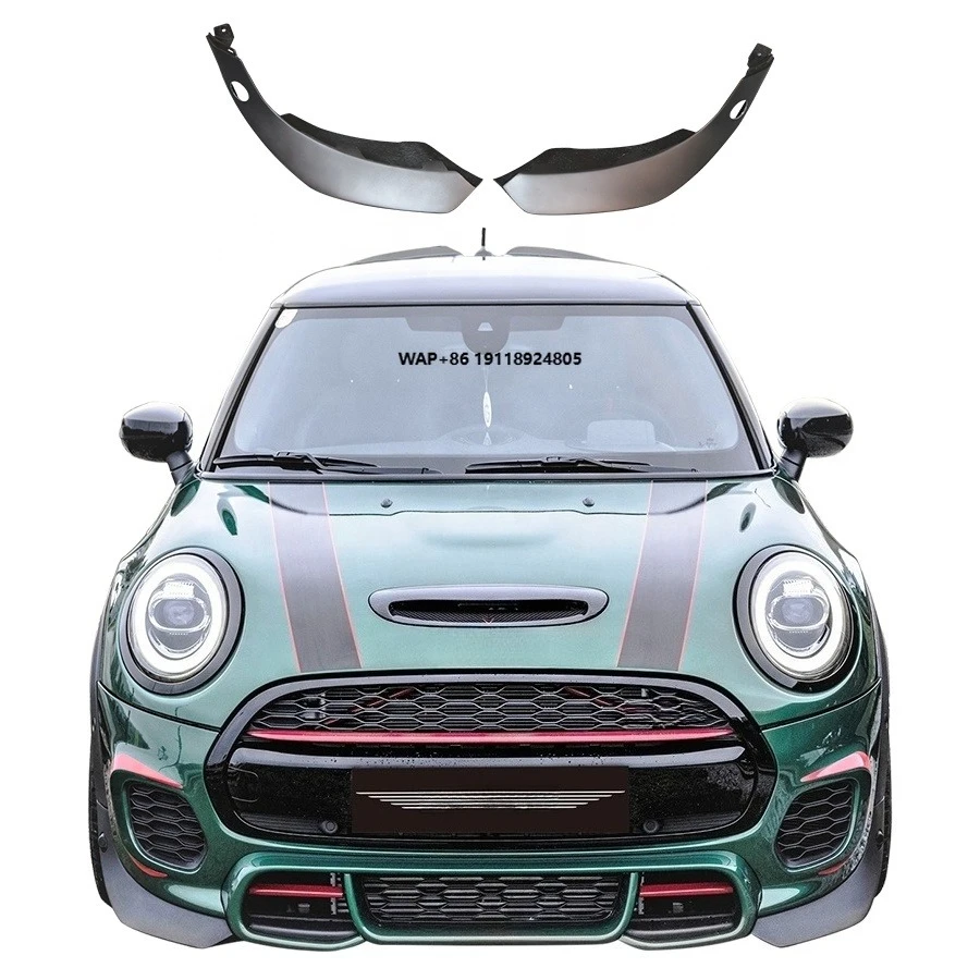 

FRP Front Lip Splitter and Chin Spoiler Body Kit for MINI JCW F55 F56 F57 2013-2020 New Condition 1 Pair for Front Bumper