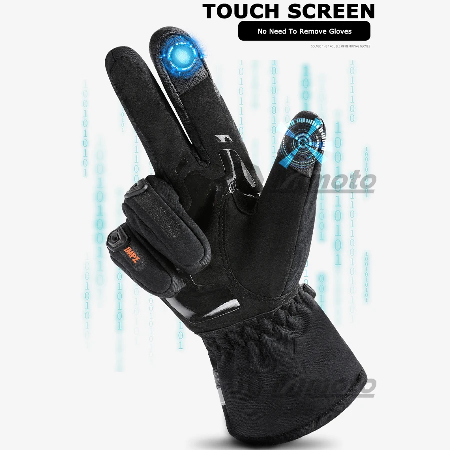 Suomy Motorcycle Gloves Winter Keep Warm New Waterproof Motocross Motorbike Racing Riding Gloves Sports Touch Screen M-XXL