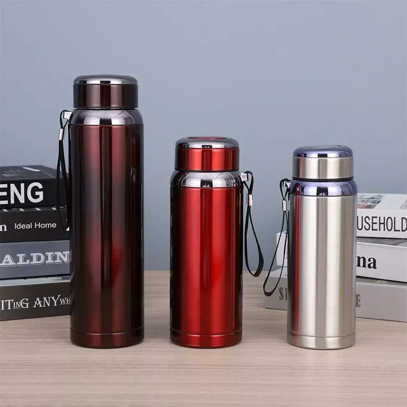 Stainless Steel Termos Hot Cold Water Themo Bottle For Tea Or Coffee 1000ml Drinking Vacuum Flask Thermal Insulated Tumbler Cup