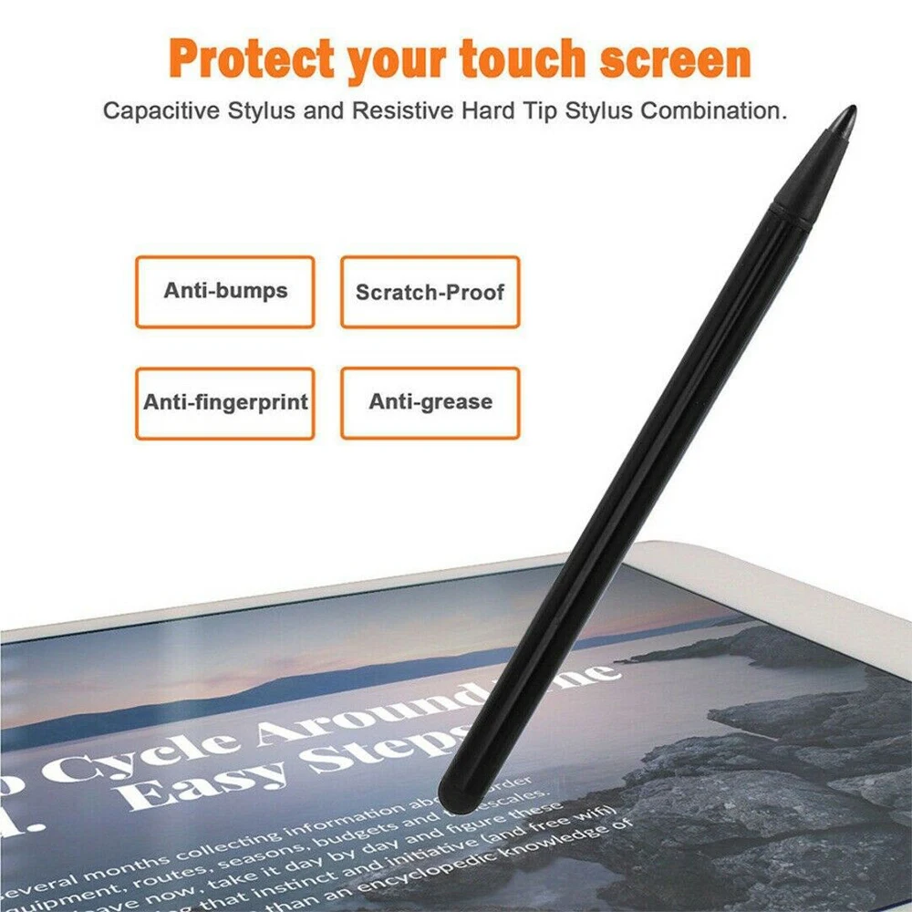 Hot Sale High Precision 2 in 1 Capacitive Pen Touch Screen Stylus Pencil for Tablet iPad Cell Phone Samsung PC
