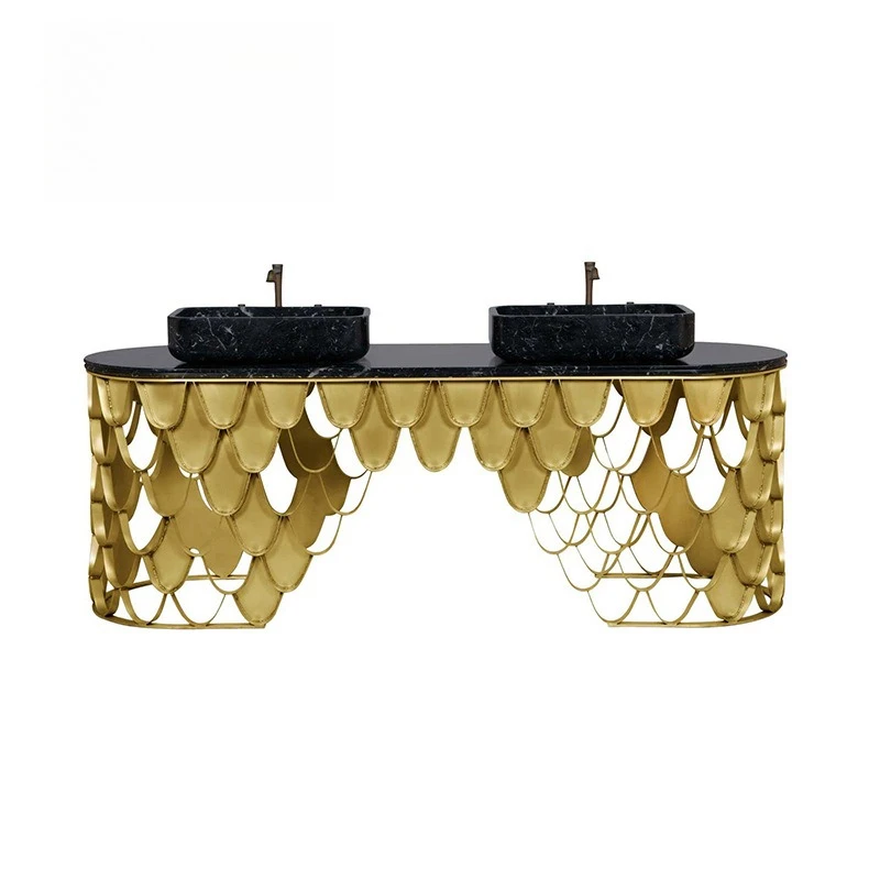 Lavatório de banheiro sofisticado