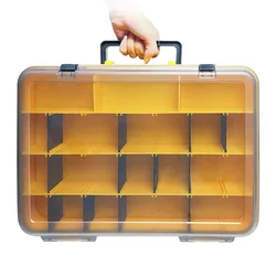 Double Portable Lua Box Fishing Lua Bait Box Fake Bait Storage Box Tool Box Fishing Tackle Box Large Capacity Accessory Boxes