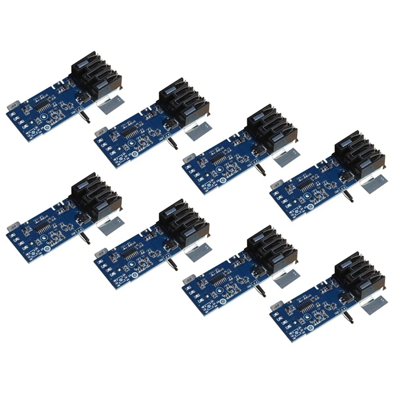 Placa PCB de 6 piezas para M18 18V, herramienta eléctrica de repuesto, protección de batería de litio, azul