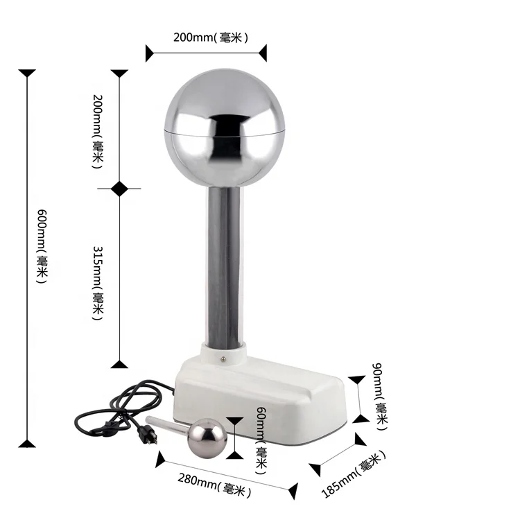 Van de Graaff Power Generator, petits instruments scientifiques, approvisionnement d'usine