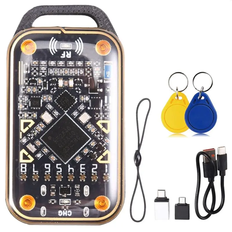 

Эмулятор смарт-карт Factory Value Chameleon Ultra, считыватель RFID-чипов + 2 брелока XUID, дубликатор карт 125K/13.56M, декодер U