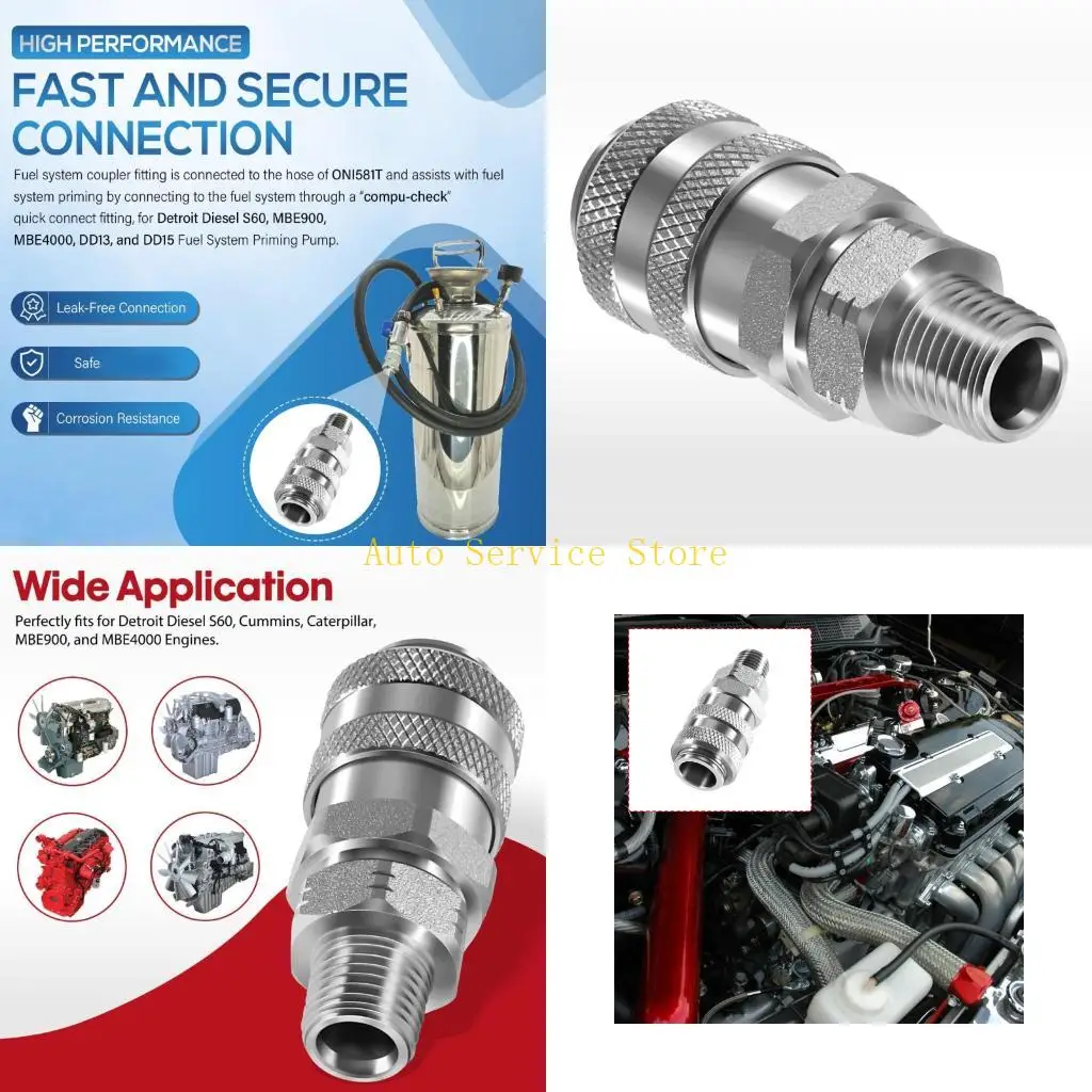 

462A 5869-1 J47912QC Coupler Fitting Connection to for Compu-Check Easy Install