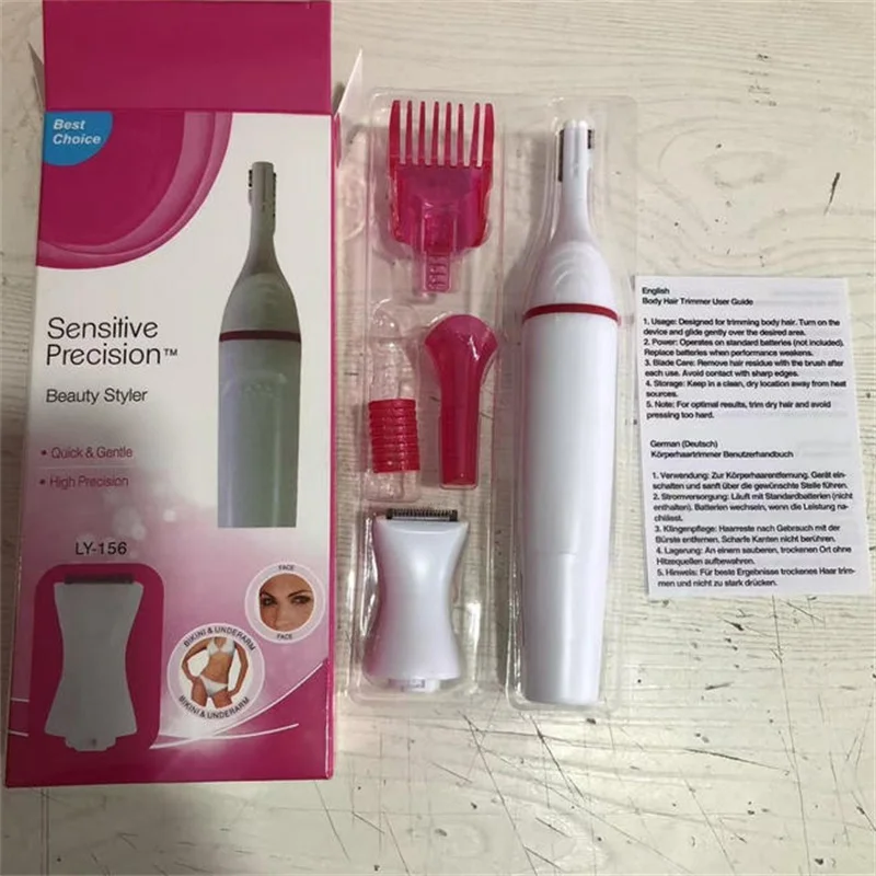 

Электрический эпилятор для женщин, многофункциональный прибор для удаления волос, бритва для бровей, подмышек, зоны бикини, ног — 5 в 1, Depilador Feminino