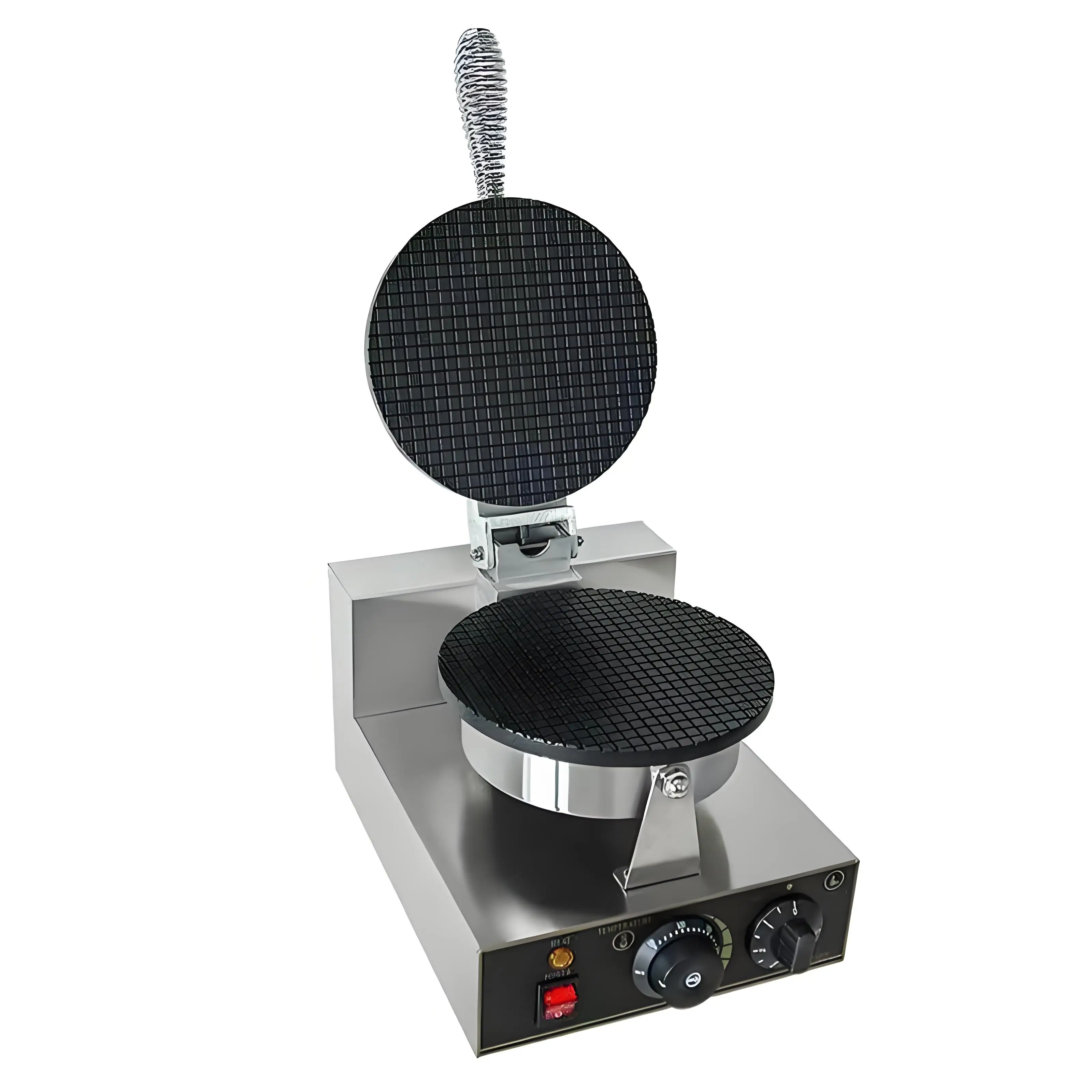 

Food tools Electric Ice Cream Cone Machine Stainless Steel Electric Round Shaped Waffle Maker Commercial Waffle Maker Machine