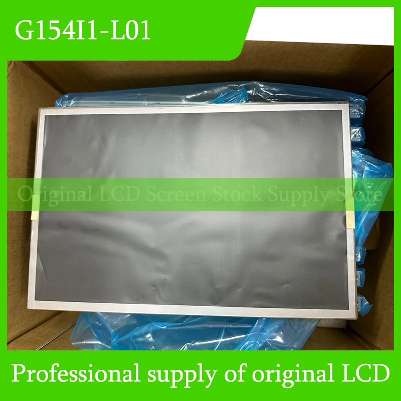 G154I1-L01แผงหน้าจอแสดงผล LCD TFT ขนาด15.4นิ้วของแท้สำหรับ CMO 1280*800 100% ทดสอบใหม่เอี่ยมและส่งเร็วแล้ว