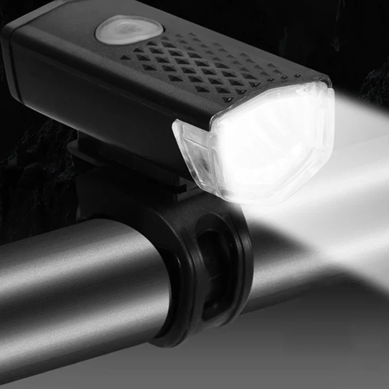 لركوب الليل المصباح مصباح يدوي السلامة الدراجات اكسسوارات الدراجة الجبهة أضواء USB قابلة للشحن LED دراجة مصباح