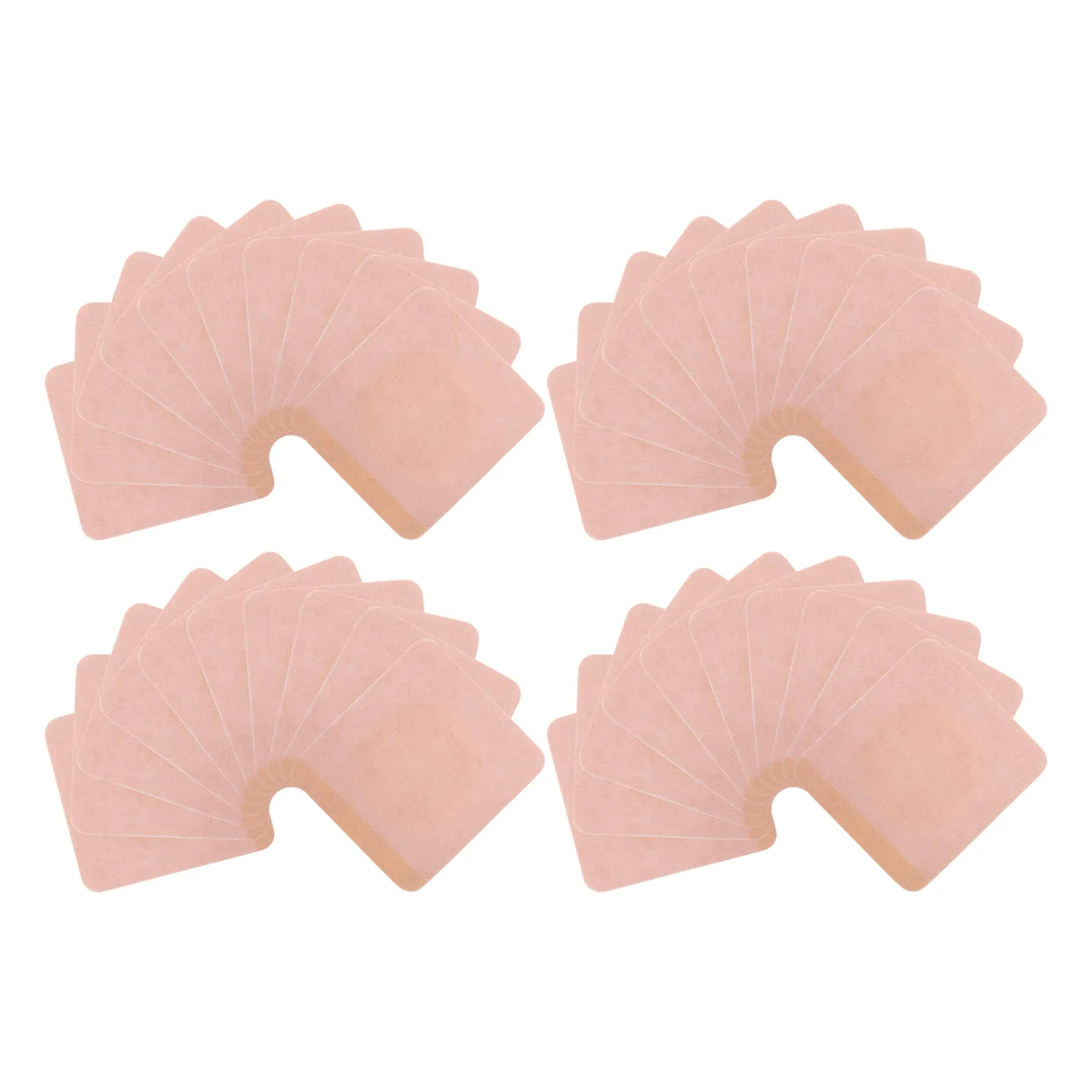 50Pcs Breathable Non Woven Adhesive Acupoint Belly Button Patches Kids Comfortable Flexible Bandages for Neck Shoulder Knee