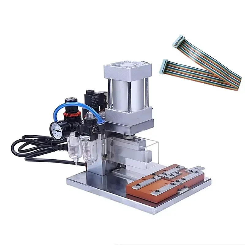 for Sinrad SR-C63 IDC Ribbon Cable Crimping Machine 0-40pin 0-60pin Range Connector Crimping Flat Press Wholesale Price