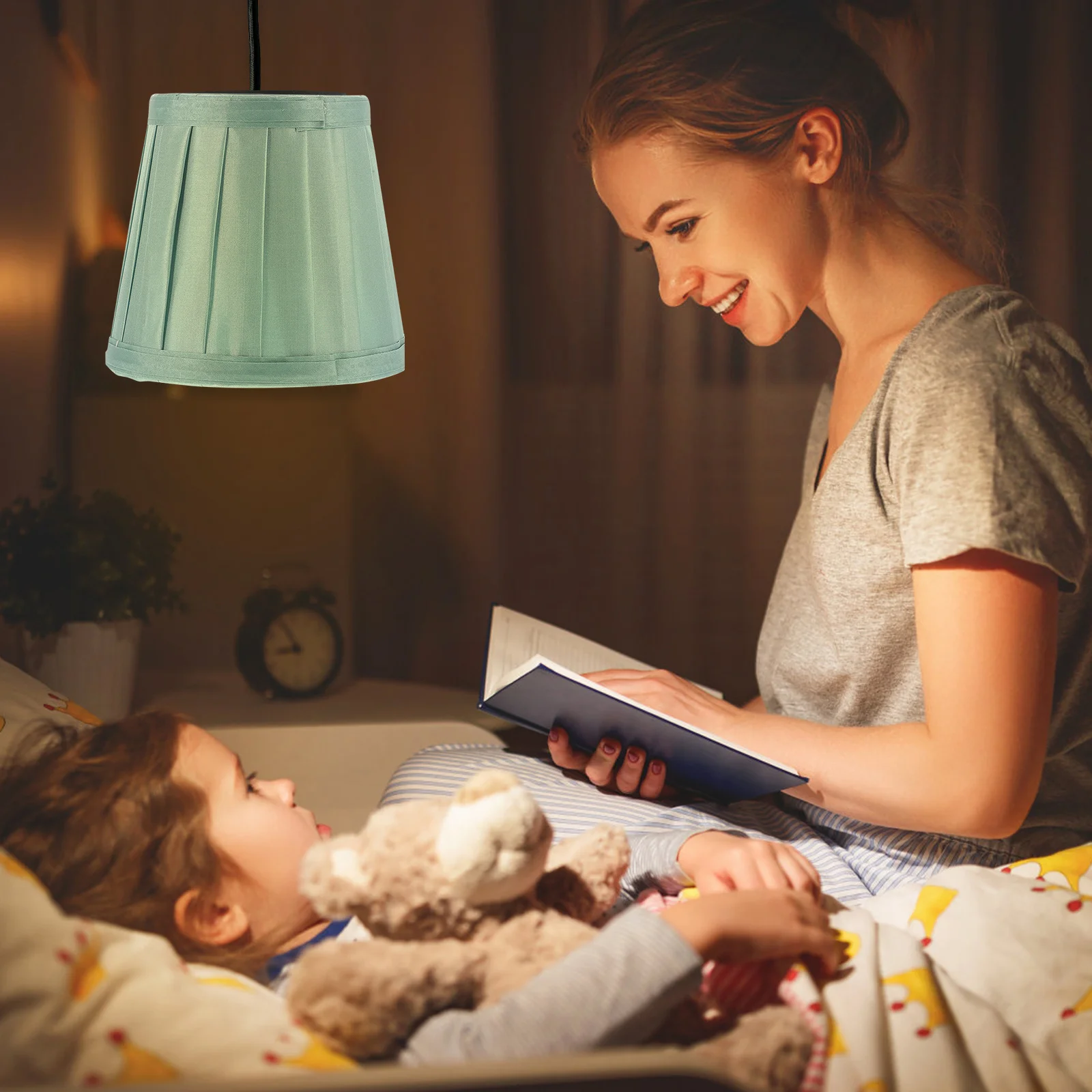 Barrel Lampshade Cloth Ceiling Lamp Shade European Style Small Lampshade for Wall Bedside Lamp Cover Table Light Shade