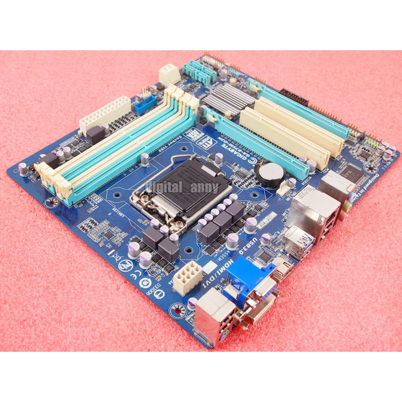 FOR Gigabyte GA-B75M-D3H Motherboard Intel B75 Express LGA 1155 DDR3   XMSJ