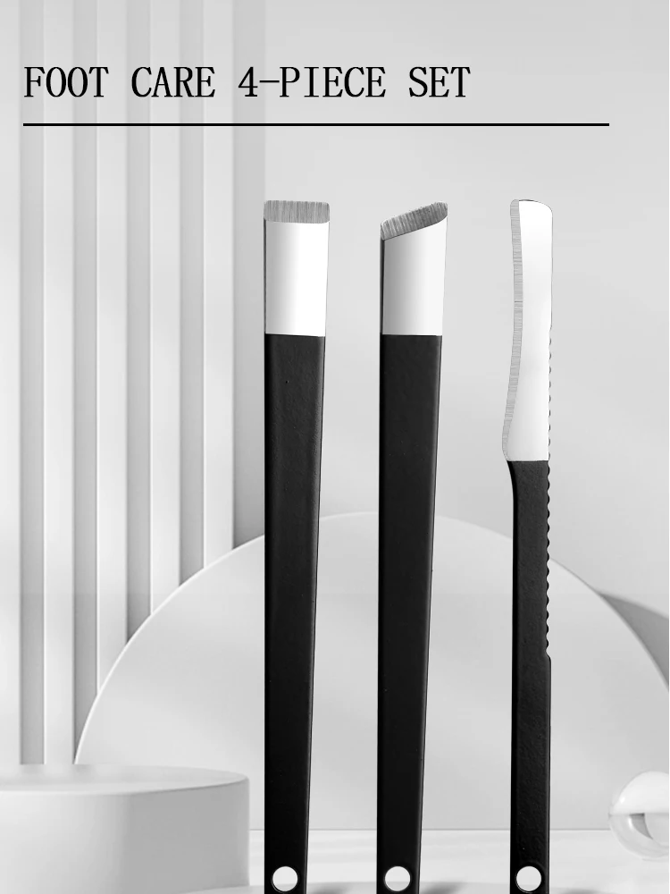 7-24 pezzi Set di strumenti per manicure Kit di taglierina per cuticole in acciaio inossidabile Tagliaunghie professionale Pedicure Strumenti per toelettatura di nail art