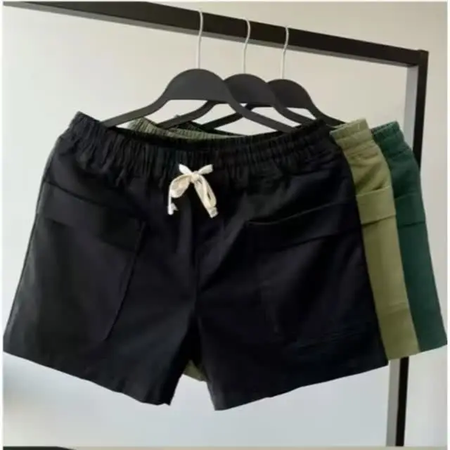 

Men's Spor Pure Cotton Knee-Length orts with Large kets Casual Loose Fit Workwear Tee-quarter Length Youthful Sle