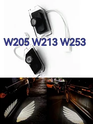 Carpet Lamp for Benz C W205 E class W213 X253 GLC GLA CLS CLA W222 W157 Welcome Light Rearview Mirror for AMG Light Angel Wing
