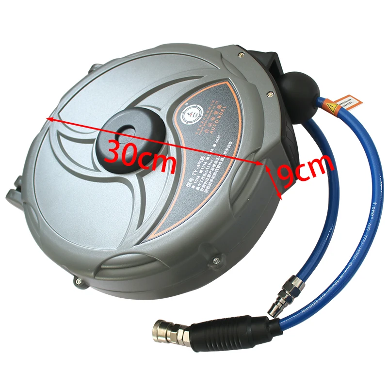 Pneumatic Pats Drum Automatic Retractable Pipe Air Drum Water Drum Electric Drum PU Clip Pneumatic Tool 20 Meter Air Compressor