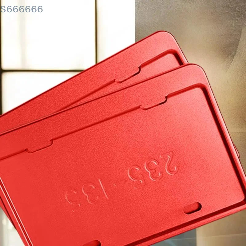 

Sturdy Aluminum Motorcycle License Plate Holder; Universal License Plate Frame for Motorbikes