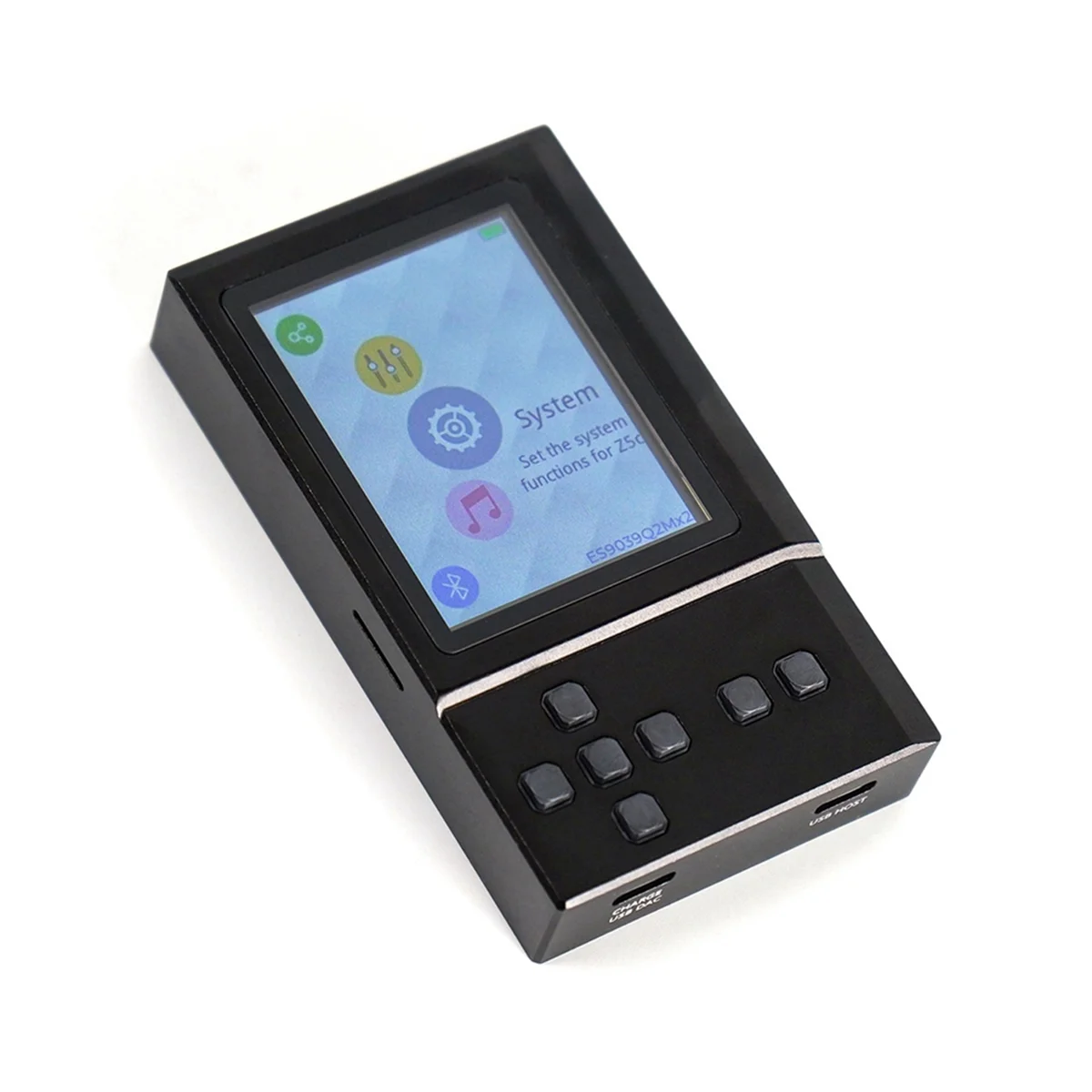 POP-lZ5c مشغل موسيقى HIFI محمول بدون فقدان، تطبيق بلوتوث DSD ES9039Q2M