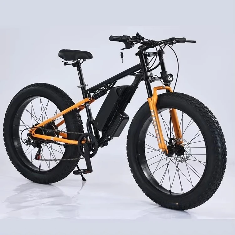 26inch Fat Tire 1000w High Power Electric Dirt Bike Adult Electric Bike Off- Road Electric Mountain Bikes