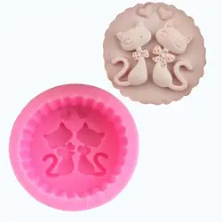 1PC cat aromatherapy silicone mold