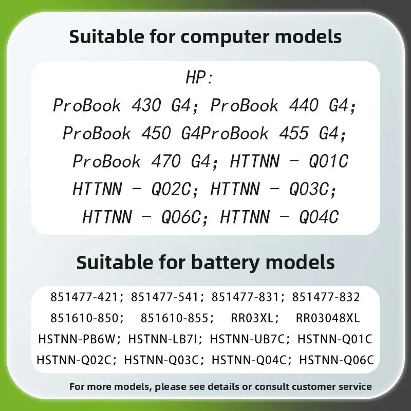 RR03XL для HP Battle 66 Pro G1 ProBook 430 G4 440 G4 HNTTH аккумулятор для ноутбука, высококачественные сменные аккумуляторы