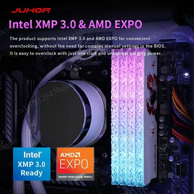 DDR4 32GB (2x16GB) 7200MHz RGB Desktop RAM High-Speed Gaming Memory 1.4V DIMM