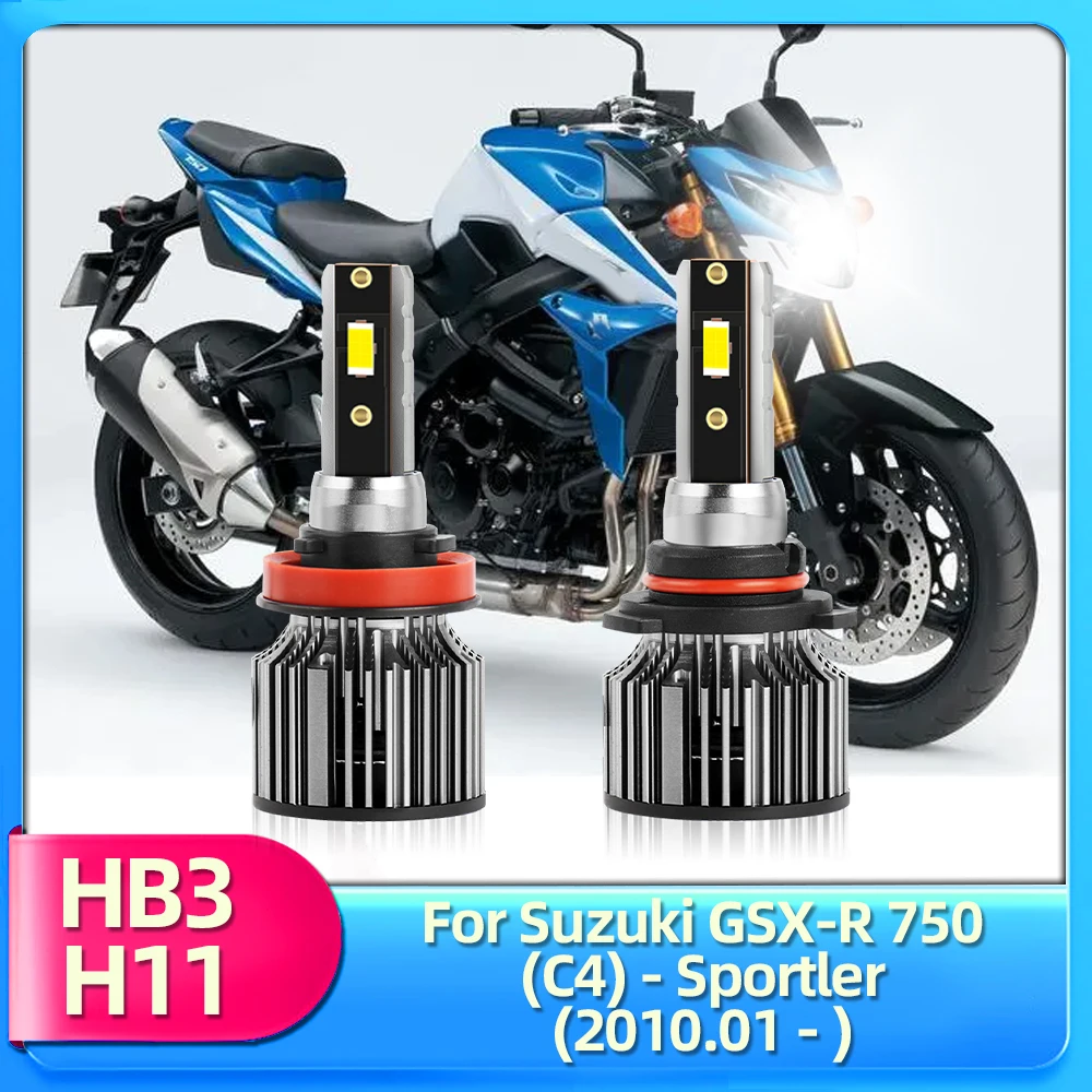 Motorcycle Headlight 7500LM/Bulb CSP Luces For Suzuki GSX-R 750 (C4) -Sportler 2010 2011 2012 2013 2014 2015 2016 2017 2018-2023