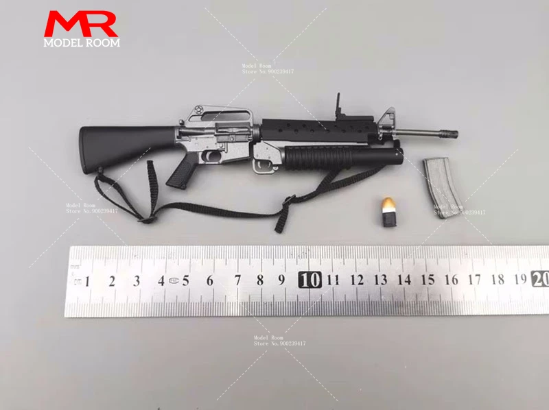 ZYTOYS 1/6 Scale M16A1+M203 Model Soldier Gun Scene Accessories Props Fit 12'' Soldier Action Figure Body Dolls view 2