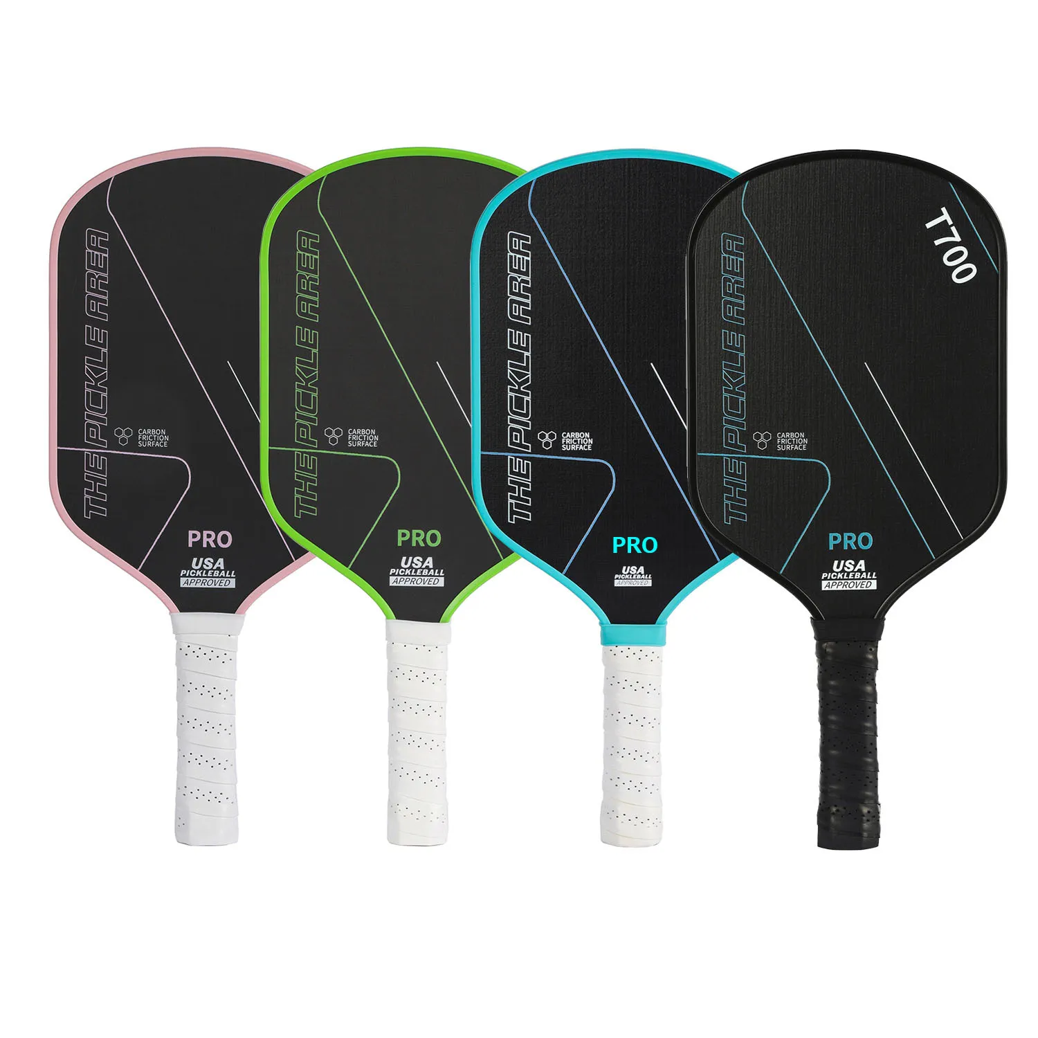 T700 Carbon Fiber Pickleball Paddle Woven Matte Surface Professional Tournament Sports Gear