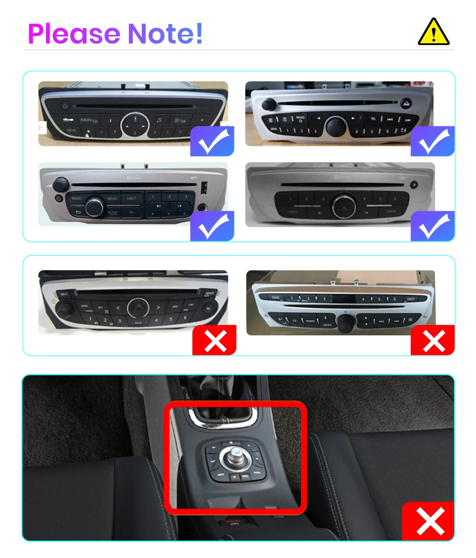 Junsun Kabelloses CarPlay Autoradio für Renault Megane 3 Fluence Samsung SM3 2008-2014 Android Autoradio RDS 4G WiFi DSP SWC GPS – Detail 1