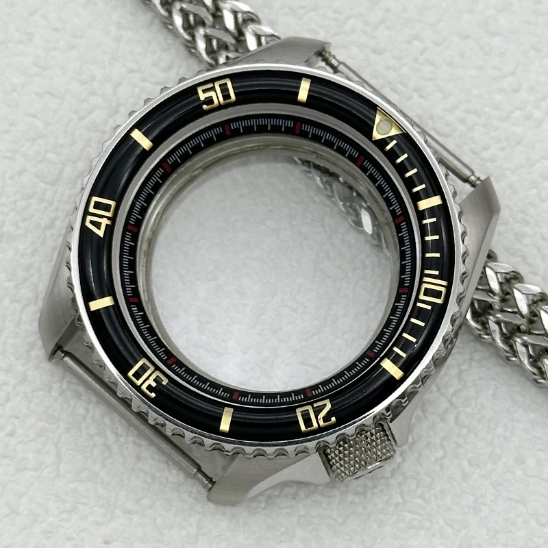 42mm SKX007 SRPD Watch Case Sapphire Crystal See-Through Back 3.8Crown NH35 Case Fit NH35 NH36 NH38  4R 7S Movements Men's Case