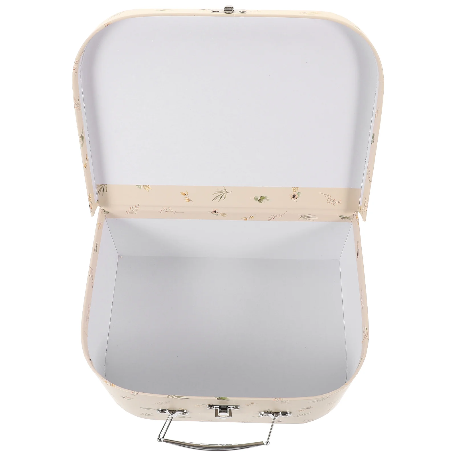 

Portable Paper Suitcase Storage Box Decorative Container Gift Party Favor Jewelry Box Wedding Gift Box Birthday Present Box Home