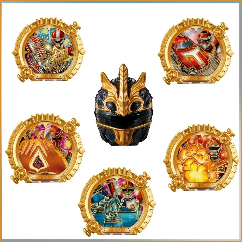 أحدث نموذج أصلي من Bandai رقم 1 Sentai Gozyuger Gashapon Gp03 موجة سوبر سينتاي حلقة الربط الدعامة تأثيري الدعامة المشجعين هدية #1