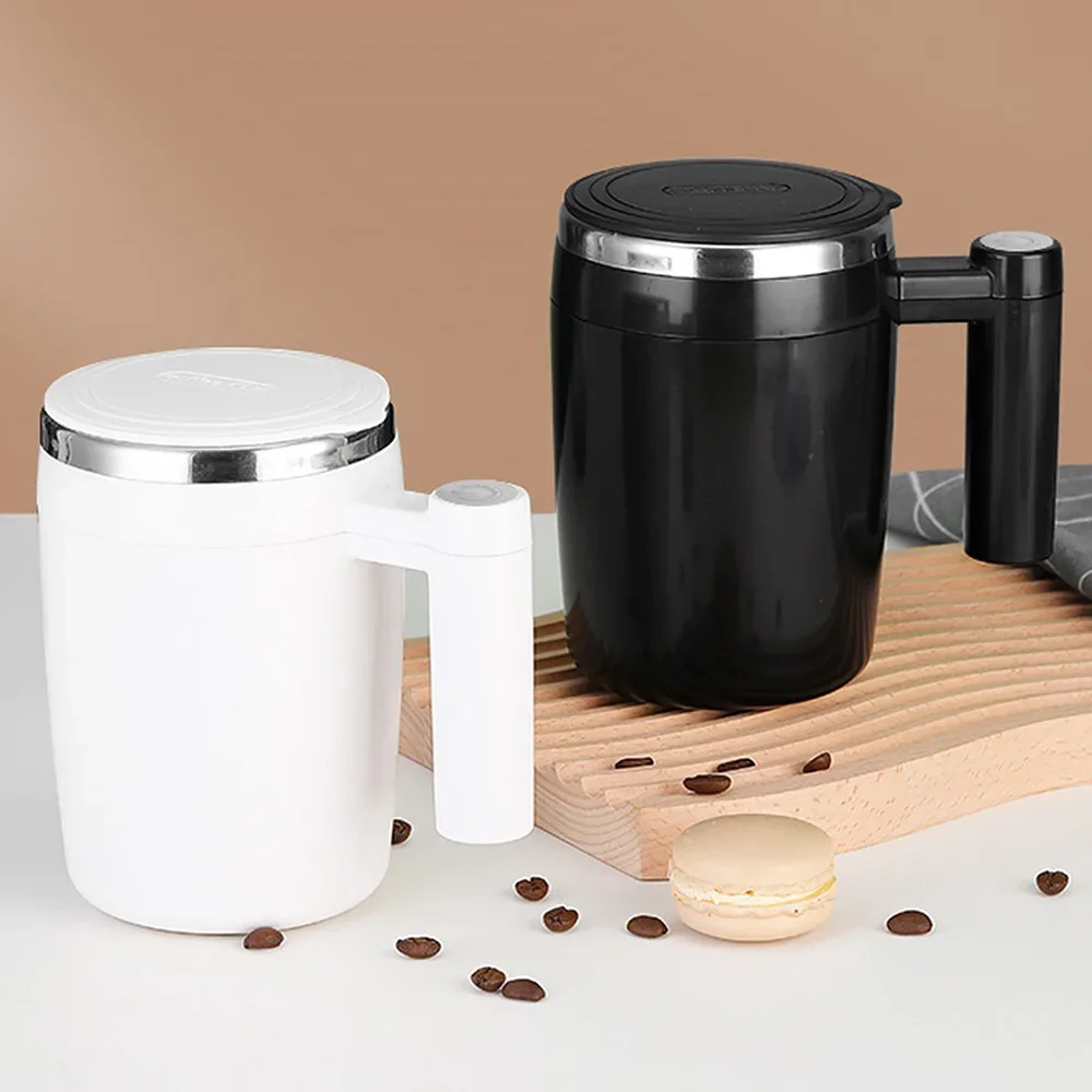 USB Automatic Self Stirring Magnetic Mug 304 Stainless Steel Smart Coffee Milk Mixer Stir Cup Thermal Blender Gift Water Bottle