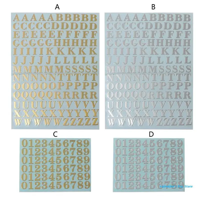 2piece Letter Stickers Self Adhesive Alphabet Stickers Self Adhesive Letters Gift Drop Shipping