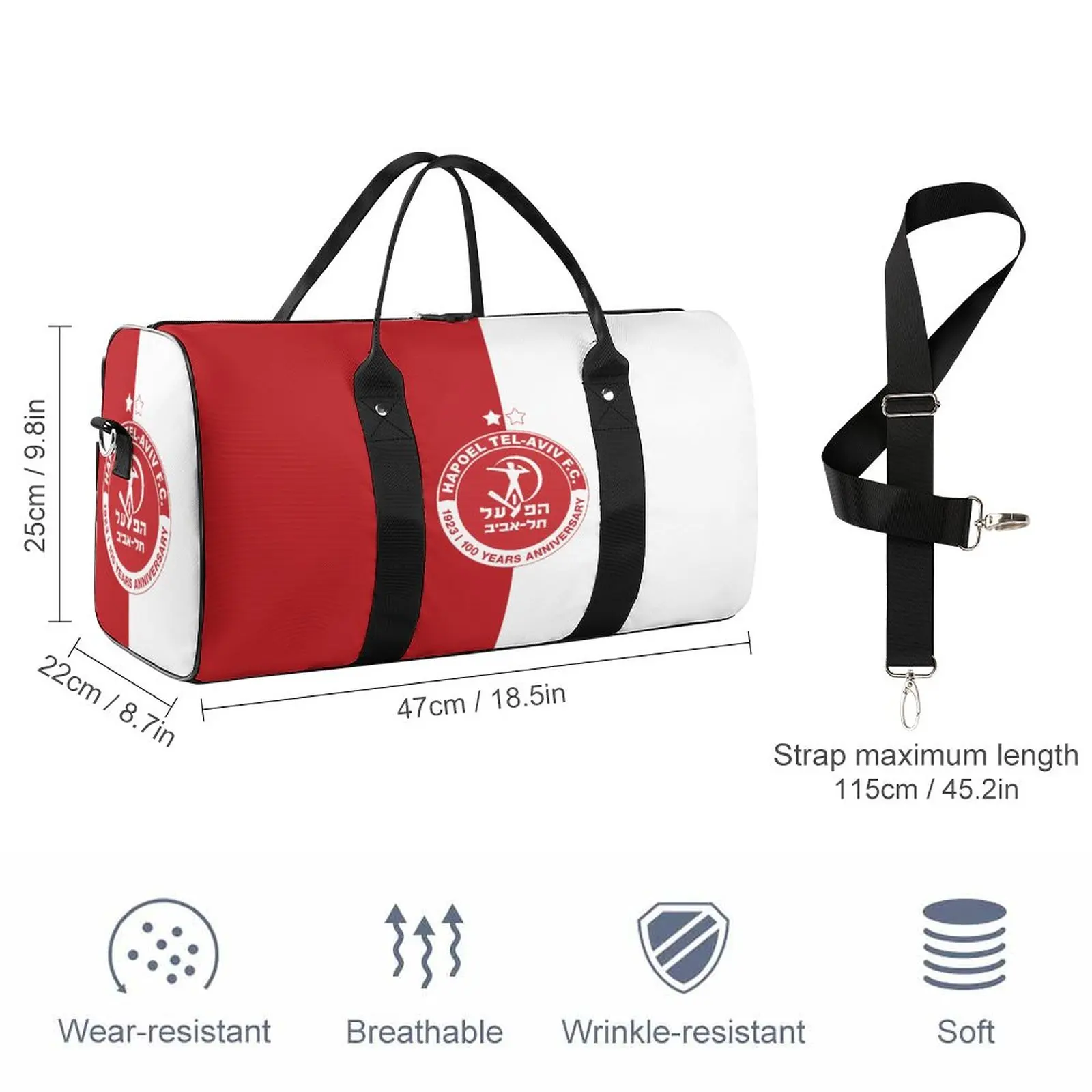 Hapoel Tel Aviv Outdoor travel handbag laundry shopping bag cube household storage and packaging tools