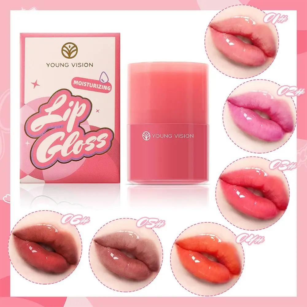 Hot Twisted Lip gloss feuchtigkeit spendend aufhellen Lippen linien Lippenstift durchscheinende nahrhafte Lippen tönung für die Lippe