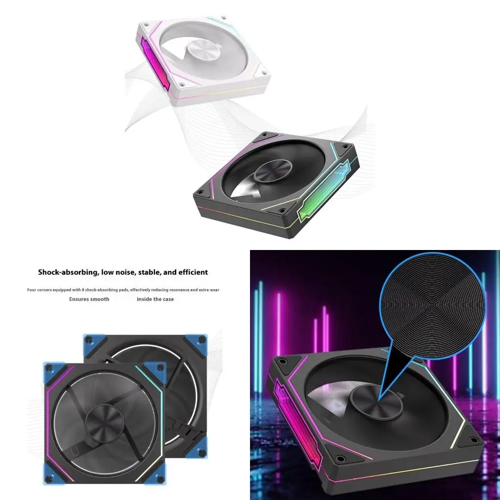 

Computer Fan Mirror ARGB Side Illuminating Reflective Reverse/Forward