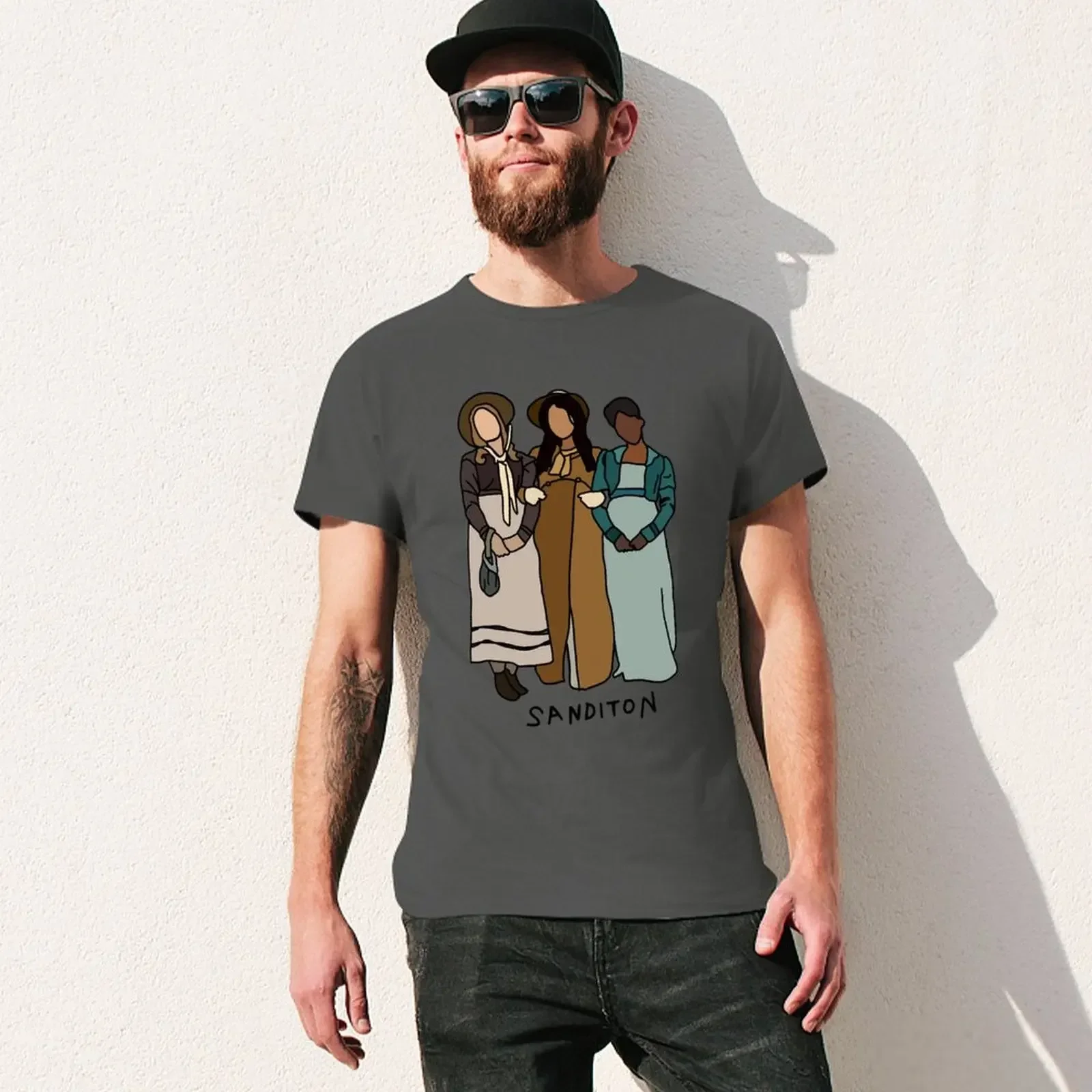 Great Model Sanditon Cool Graphic Gift T-Shirt customs design your own Blouse sweat men clothing image 3