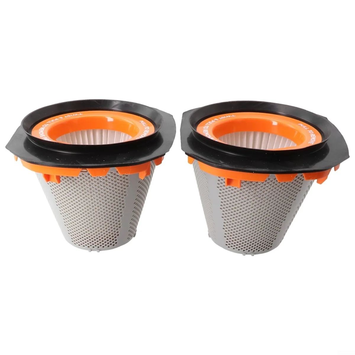 BLACK+DECKER 20V MAX POWERCONNECT ハンドヘルド掃除機モデル BCHV001C1 用 EQAZ フィルター交換品 (2 パック)