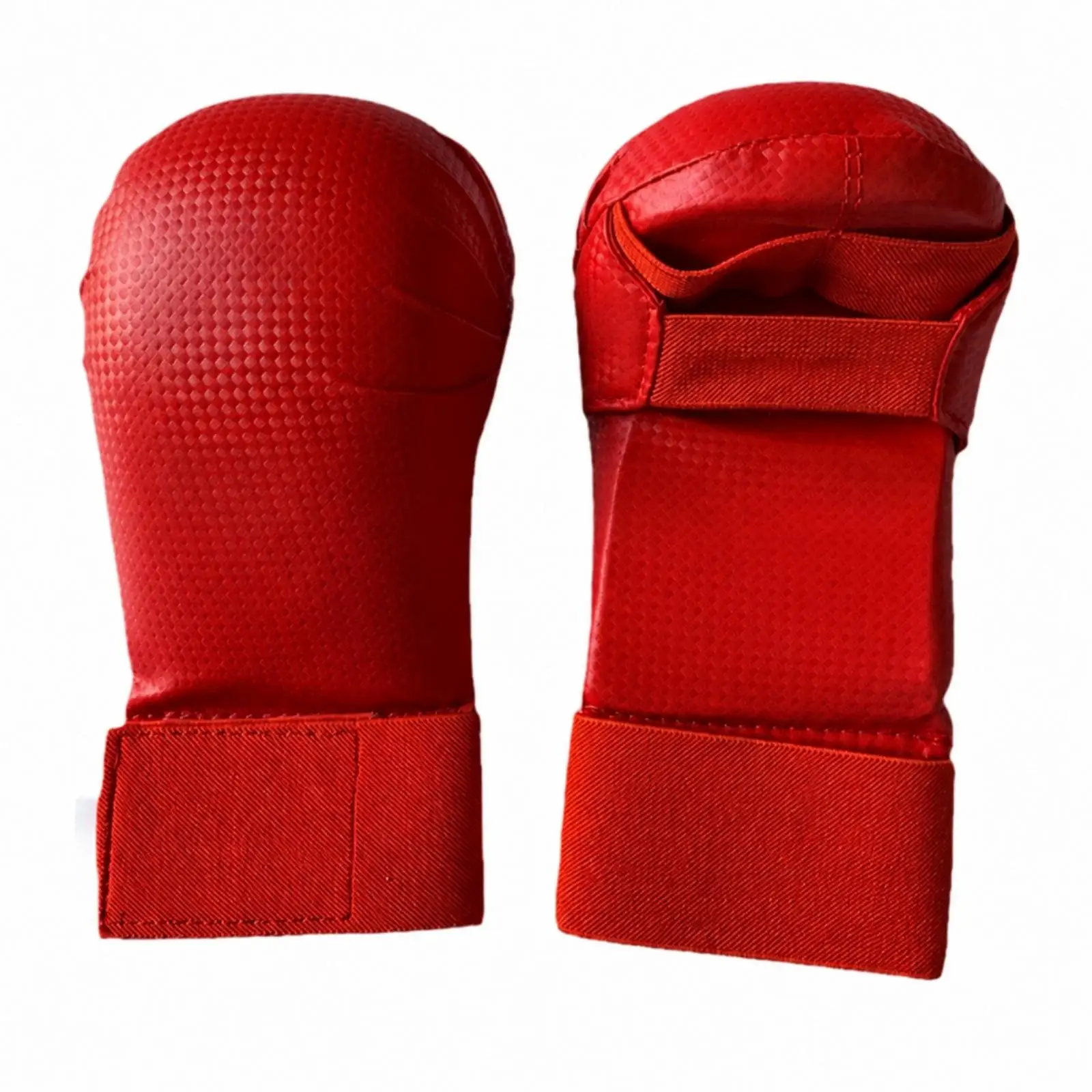 Boxing Karate Training Gloves for Men Women Polyester Padded Mitts with Hook Loop Wrist Wrap for Punching Bag Workout