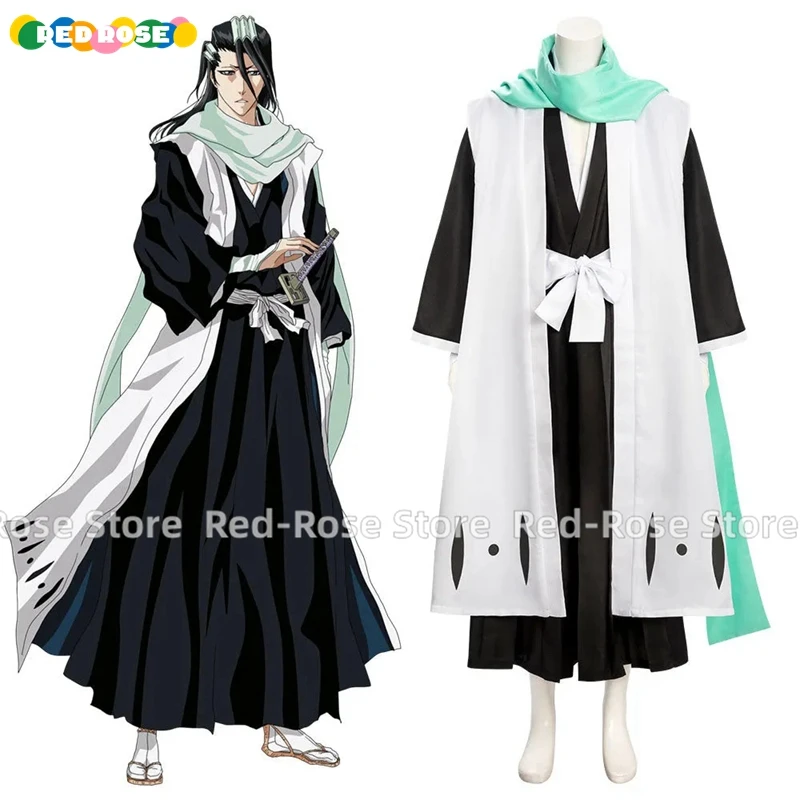 

Аниме Byakuya Kuchiki Косплей Костюм Хэллоуин Рождество любой размер