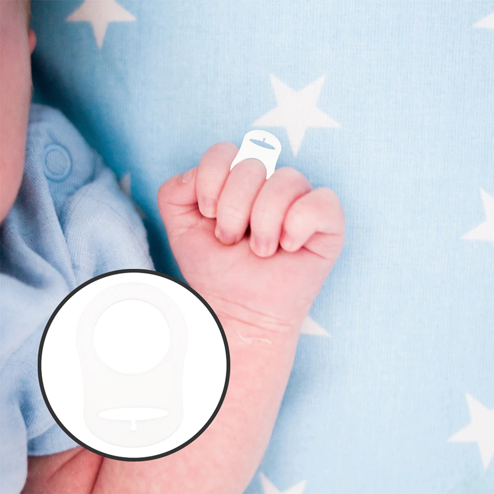 

20 Pcs Pacifier Baby Holder Clip Ring Pacifiers Clear Soother Attachment Bracket Infant