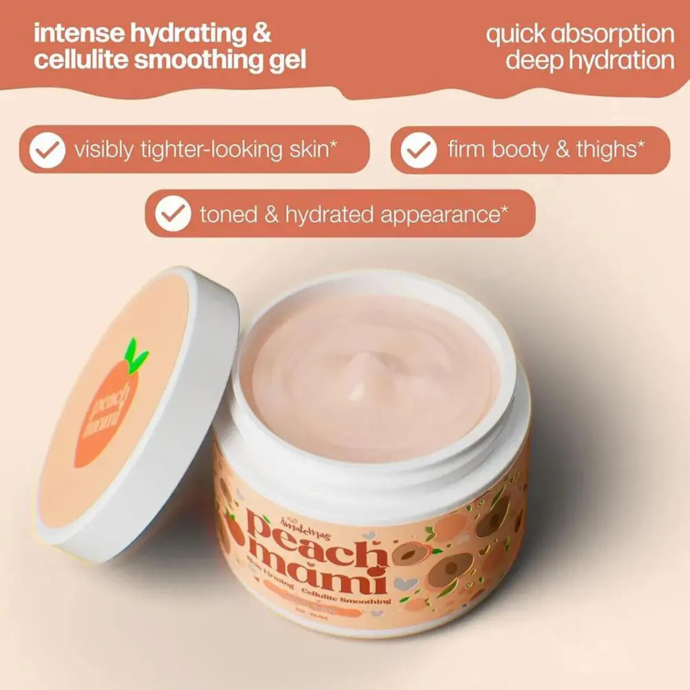 

Персиковый крем для тела Mami Глубоко питательный, улучшает эластичность и укрепление кожи, разглаживающий крем для тела от целлюлита, стойкий аромат