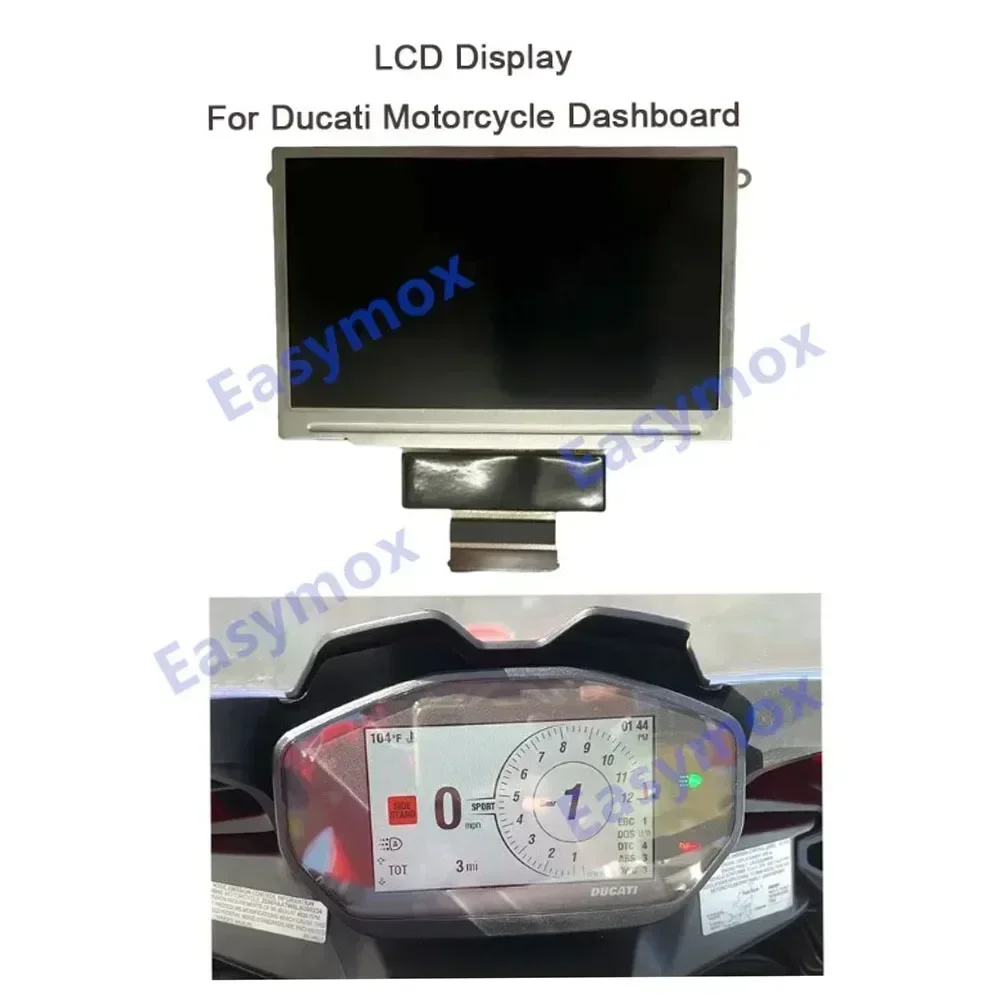 LCD Display Screen for Ducati Panigale V2 Hypermotard 950 Monster 797 / 821 / 1200 Dashbaord Instrument Cluster Repair