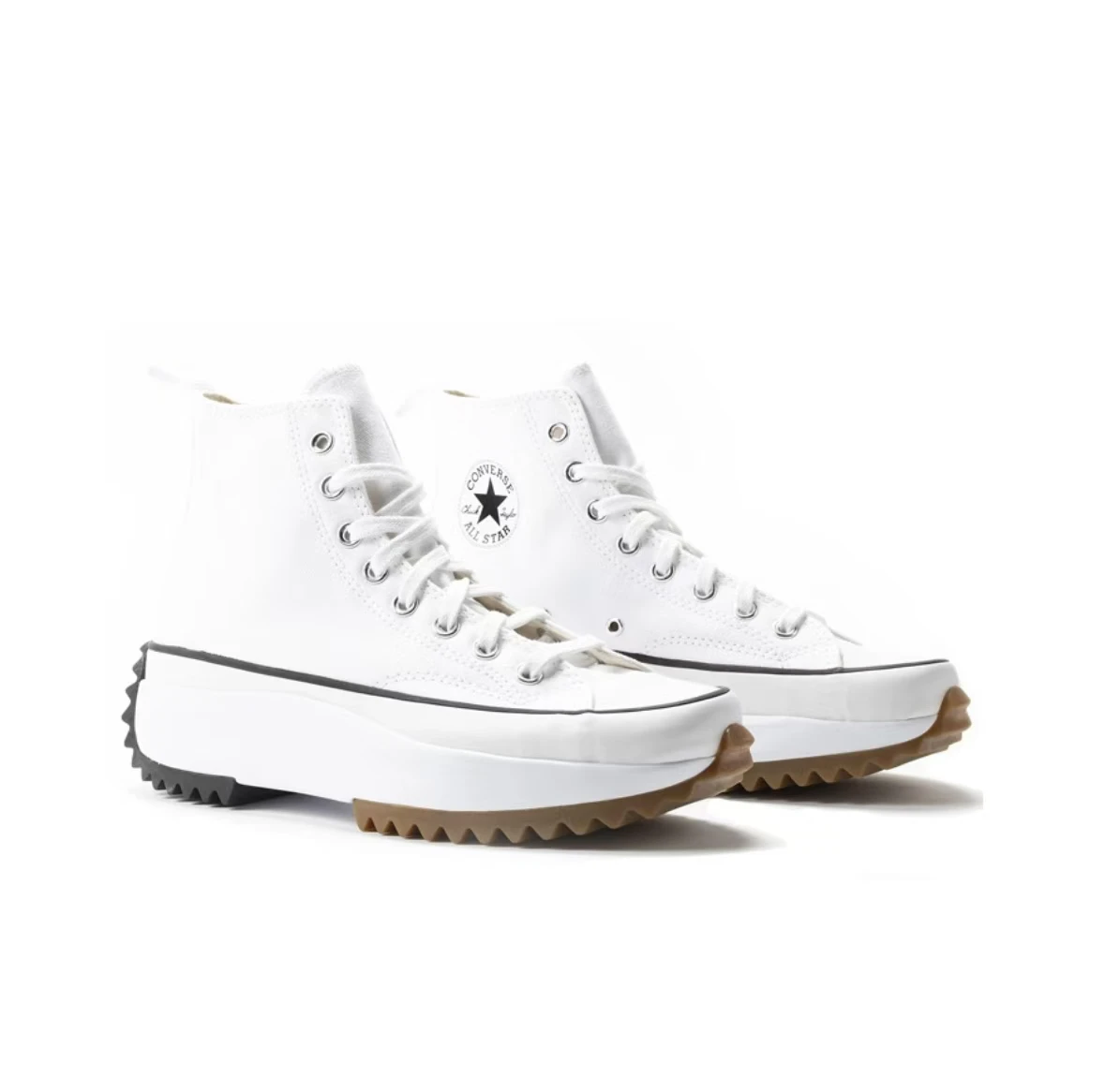 Converse Run Star Hike Men and Women Skateboarding Shoes High-top Outdoor Canvas Shoes Park Shoes Unisex