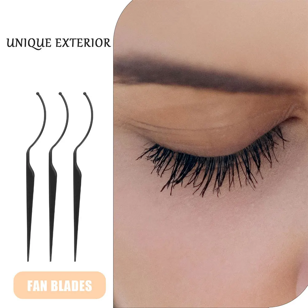 Bâton d'affichage de faux cils, support en acrylique, organisateur de cils réutilisable, outil d'affichage, accessoire de beauté Portable 6 pièces