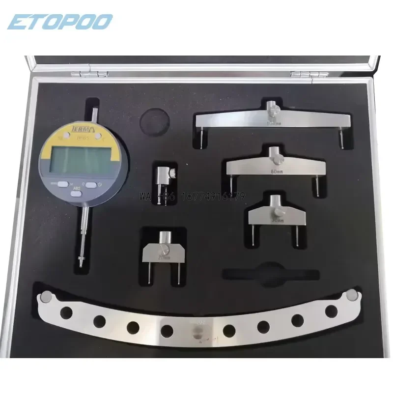 wmwmnu 6.5-3000 Radius Gauge with Electronic Digital Display, Arc Ball Diameter Measuring Instrument